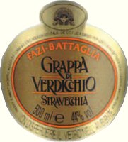 Grappa di Verdicchio Stravecchia, Fazi Battaglia (Marche, Italia)