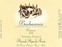 Barbaresco Canova 2005, Ressia (Piemonte, Italia)