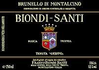 Brunello di Montalcino 2003, Biondi Santi (Tuscany, Italy)