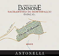 Sagrantino di Montefalco Chiusa di Pannone 2003, Antonelli (Umbria, Italy)