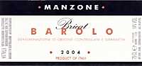 Barolo Bricat 2004, Manzone Giovanni (Piedmont, Italy)