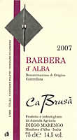 Barbera d'Alba 2007, Ca' Brusà (Piemonte, Italia)