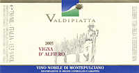 Vino Nobile di Montepulciano Vigna di Alfiero 2005, Tenuta Valdipiatta (Tuscany, Italy)