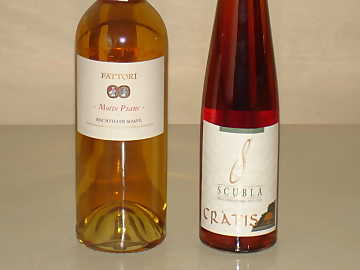 The Recioto di
Soave and Verduzzo Friulano of our comparative tasting