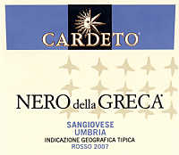 Nero della Greca 2007, Cardeto (Umbria, Italy)