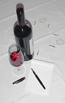 Glass, pen and block note: useful
tools for the taster