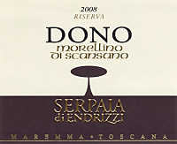Morellino di Scansano Riserva Dono 2008, Serpaia (Toscana, Italia)
