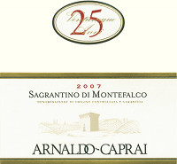 Sagrantino di Montefalco 25 Anni 2007, Arnaldo Caprai (Umbria, Italia)