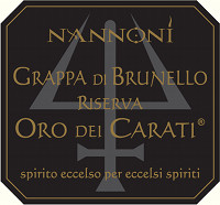Grappa di Brunello Riserva Oro dei Carati, Nannoni (Tuscany, Italy)