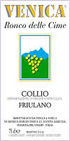 Collio Friulano Ronco delle Cime 2012, Venica (Friuli Venezia Giulia, Italia)