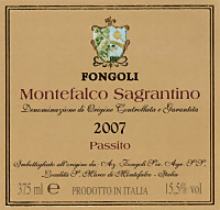 Montefalco Sagrantino Passito 2007, Fongoli (Umbria, Italia)