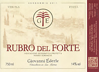 Rubro del Forte 2011, Giovanni Ederle (Veneto, Italy)