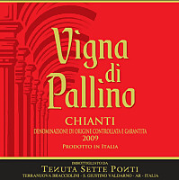 Chianti Vigna di Pallino 2013, Tenuta Sette Ponti (Toscana, Italia)