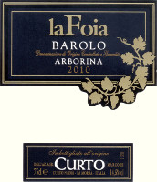 Barolo Arborina La Foia 2010, Curto Marco (Piedmont, Italy)
