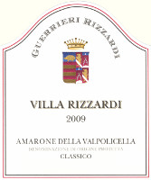 Amarone della Valpolicella Classico Villa Rizzardi 2009, Guerrieri Rizzardi (Veneto, Italia)