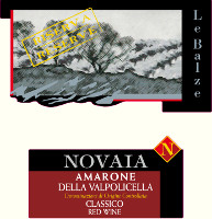 Amarone della Valpolicella Classico Riserva Le Balze 2009, Novaia (Veneto, Italy)