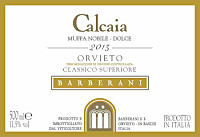 Orvieto Classico Superiore Calcaia 2013, Barberani (Umbria, Italia)