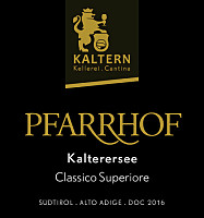 Lago di Caldaro Classico Superiore Pfarrhof 2016, Kellerei Kaltern-Caldaro (Alto Adige, Italia)