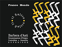 Barbera d'Asti Vigna del Salice 2014, Franco Mondo (Piedmont, Italy)