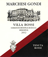 Chianti Rufina Riserva Villa Bossi 2012, Marchesi Gondi - Tenuta Bossi (Tuscany, Italy)