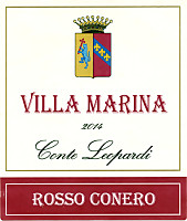 Rosso Conero Villa Marina 2014, Conte Leopardi Dittajuti (Marche, Italia)