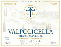 Valpolicella Ripasso Superiore 2016, Giovanni Ederle (Veneto, Italy)
