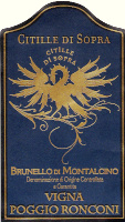 Brunello di Montalcino Vigna Poggio Ronconi 2014, Citille di Sopra (Tuscany, Italy)