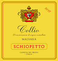 Collio Malvasia 2017, Schiopetto (Friuli-Venezia Giulia, Italy)