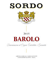 Barolo 2015, Sordo Giovanni (Piedmont, Italy)