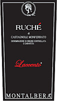 Ruchè di Castagnole Monferrato Laccento 2018, Montalbera (Piedmont, Italy)