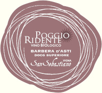 Barbera d'Asti Superiore San Sebastiano 2018, Poggio Ridente (Piemonte, Italia)