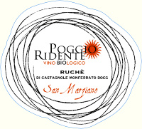 Ruchè di Castagnole Monferrato San Marziano 2020, Poggio Ridente (Piedmont, Italy)