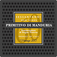 Primitivo di Manduria Sessantanni 2017, San Marzano (Apulia, Italy)