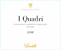 Vino Nobile di Montepulciano I Quadri 2018, Bindella (Tuscany, Italy)