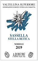 Valtellina Superiore Sassella Stella Retica 2019, Arpepe (Lombardy, Italy)