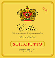 Collio Sauvignon 2021, Schiopetto (Friuli-Venezia Giulia, Italy)