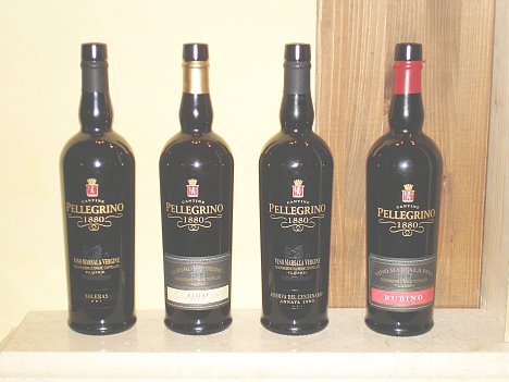 The four Cantine Pellegrino's Marsala wines protagonist of the event