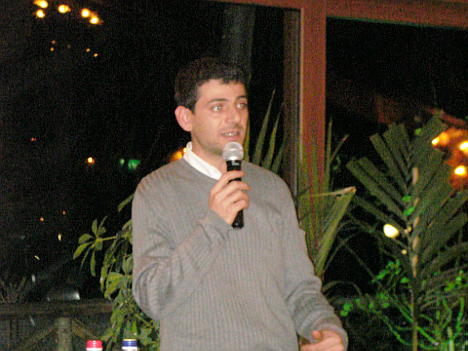 Mr. Giampaolo Tabarrini during one of his speeches