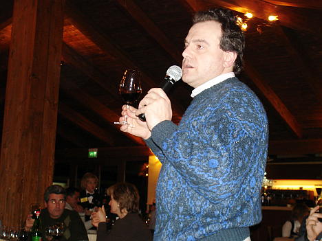Antonello Biancalana during the preview tasting of Taurasi 2003
