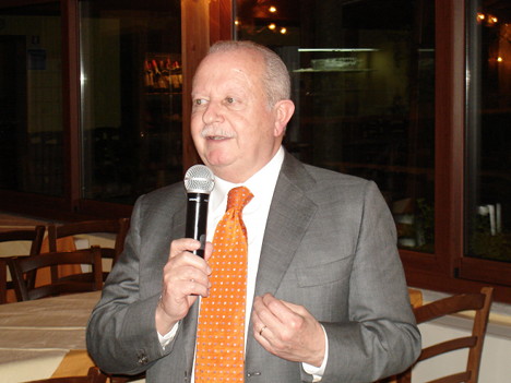 Dr. Carlo Garofoli during one of his speeches