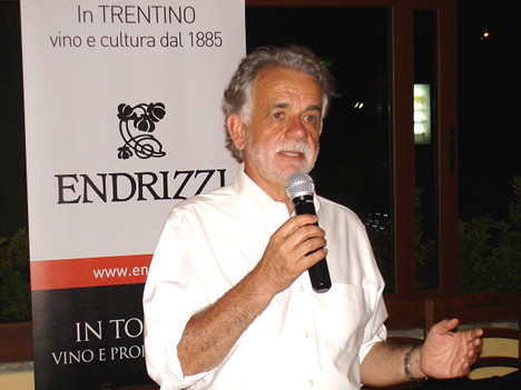 Dr. Paolo Endrici during one of his speeches