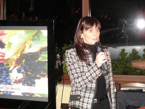 Stefania Romellini talking about Santa Sofia Amarone