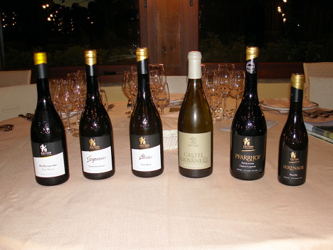 The six wines of Kellerei Kaltern protagonists of the event