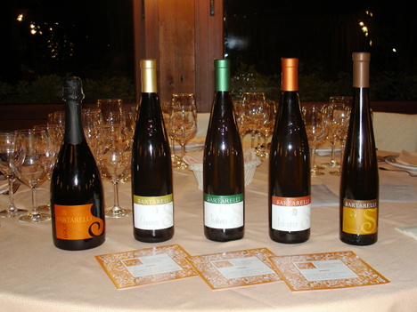 The five Verdicchio wines of Sartarelli protagonists of the event