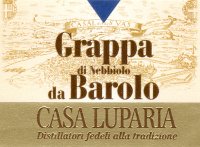 Grappa di Nebbiolo da Barolo, Casa Luparia (Italy)