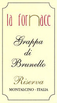 Grappa di Brunello Riserva, La Fornace (Italy)