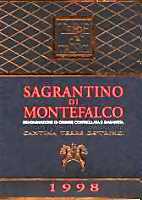Sagrantino di Montefalco 1998, Terre de' Trinci (Italy)