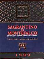 Sagrantino di Montefalco 1999, Terre de' Trinci (Italia)
