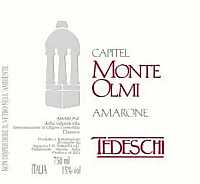 Amarone della Valpolicella Classico Capitel Monte Olmi 1999, Tedeschi (Italy)