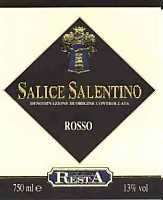 Salice Salentino Rosso 2000, Resta (Italia)